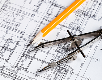 Plan eines Gebäudes